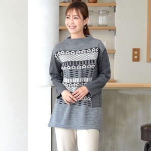 2022 10 Card Bottle Neck Long Sleeve Knitted Tunic 8 2 9
