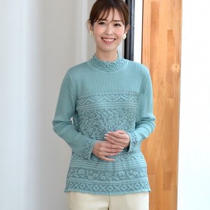 2022 10 High Neck Long Sleeve Knitted Sweater 8 2 9 9