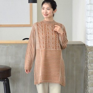 2022 10 Double High Neck Long Sleeve Knitted Tunic 8 322