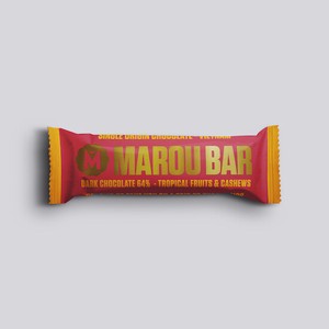 【MAROU】MAROU BAR ダークチョコレート64%・トロピカルフルーツ＆カシュー「2022新作」