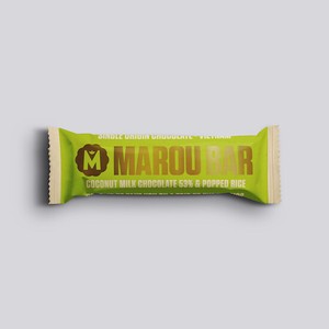 【MAROU】MAROU BAR ココナツミルクチョコレート53%・ポップドライス「2022新作」