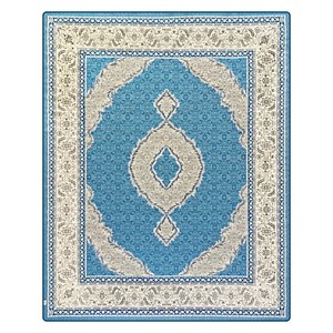 ル・ファルシー　ペルシャ　絨毯　綿カーペット　ラグ　200×250cm　マヒ柄　ブルー