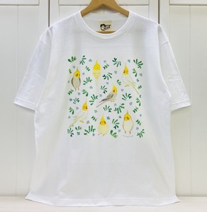 ビックTシャツ☆ボタニカルオカメ【鳥】