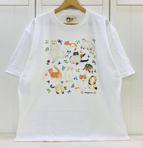 ビックTシャツ☆ボタニカル猫【猫】