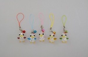 Phone Strap Assortment Crystal 5-colors