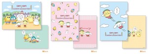 File Sanrio Characters Folder Clear Set of 3