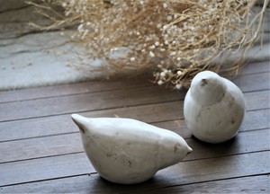 彩か｜Saika　Bowing バード Ceramic　/鳥/置物/オブジェ/陶器