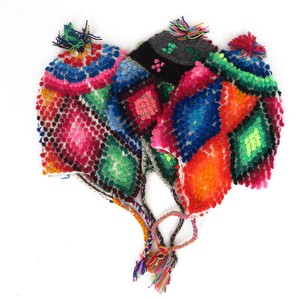 Peru Wool Attached CAP Colorful