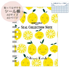 SEAL-DO Stickers SHINZI KATOH A6-size Lemon Fruits Made in Japan