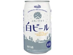 ヘリオス酒造 ユキノチカラ 白ビール 缶 350ml x24【ビール】