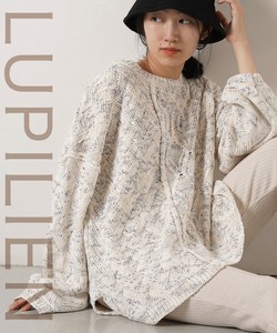 Sweater/Knitwear Patchwork Pullover