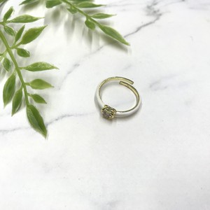 Silver-Based Ring White Bijoux Rings