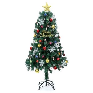クリスマスツリー120cm オーナメント付き 11790