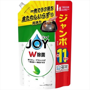 除菌ジョイコンパクト　緑茶の香り　詰替ジャンボサイズ 【 食器用洗剤 】
