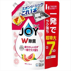 除菌ジョイコンパクト　贅沢グレープフルーツの香り　詰替超特大【 食器用洗剤 】