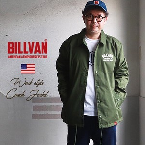 BILLVAN WORKS ビルバン TCウェザークロス アメリカンワーク コーチジャケット