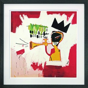 アートフレーム　バスキア Jean-Michel Basquiat Trumpet, 1984