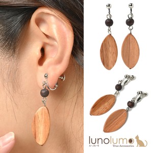 Clip-On Earrings Earrings Brown Casual Natural Ladies'
