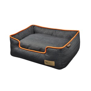 プレイ　ラウンジベッド（オリジナルコレクション）アーバンデニム（オレンジ）XL / Dog Bed