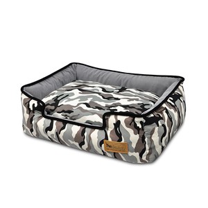 プレイ　ラウンジベッド（オリジナルコレクション）カモフラージュ（ホワイトカモ）S / Dog Bed