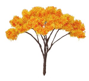 ジオラマ模型　秋の樹木　1／50　10個組