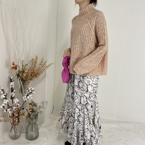 Mohair Knitted High Neck