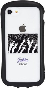 ムーミン[JUHRA] iPhoneSE(第3世代/第2世代)/8/7/6s/6 対応ハイブリッドクリアケース ニョロニョロ