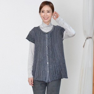 2022 A/W Return A line Crew Neck Cap Knitted Vest 8 375