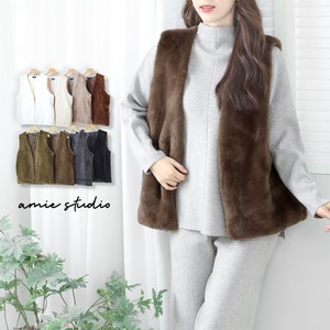 2022 V-neck Fur Vest C03 3 5 Size 3