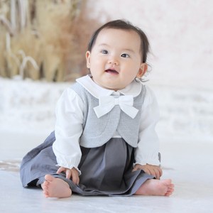 [Aenak] Baby Dress/Romper Little Girls Ribbon Formal Rompers Congratulation