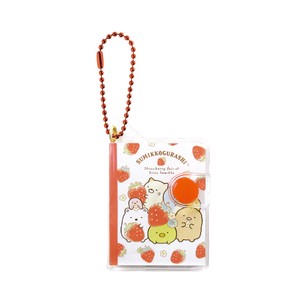 Sumikko gurashi Mini Notebook Key Ring Strawberry
