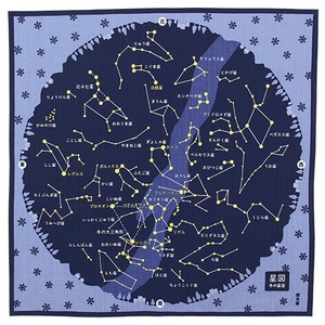 Constellation Made in Japan "Furoshiki" Japanese Traditional Wrapping Cloth 50 cm