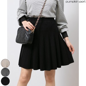 Knitted Mini Flare Skirt