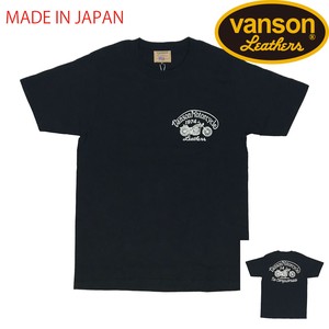 vanson LEATHES MOTORCYCLE S/S TEE (半袖T) 日本製