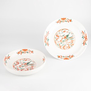 Red Drawing Plate bowl Set
