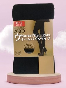 厚裤袜 绒布 日本制造
