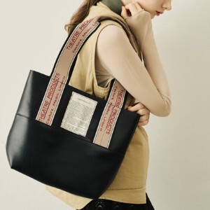Tote Bag Faux Leather black
