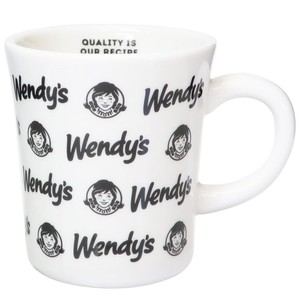 【マグカップ】ウェンディーズ 陶器製マグ チラシ Wendy's