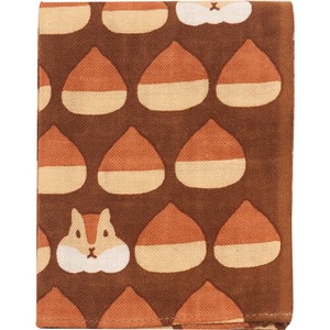 Tenugui (Japanese Hand Towels) Handkerchief Squirrel Hide And Seek