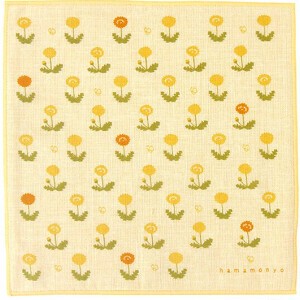 HAMAMONYO Face Towel Yellow Made in Japan