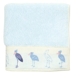 Face Towel Shoebill Blue Made in Japan
