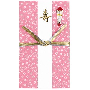 【濱文様】　金封寿　姫桜　(日本製)【ご祝儀袋】