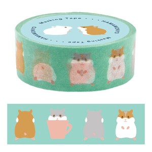 HAMAMONYO Washi Tape Love Hamster Made in Japan