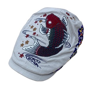 RIPPLE KK Embroidery Flat cap Sakura