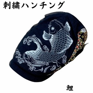 【Ripple】刺繍ハンチング 鯉