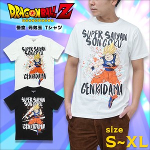 ドラゴンボール Z グッズ Tシャツ 半袖 メンズ キャラクター アニメ 悟空 元気玉 Tシャツ