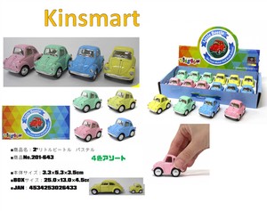 Model Car Mini Pastel 4-colors