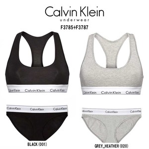 (品番移行)Calvin Klein(カルバンクライン)ck レディース ブラ&ショーツ セット 無地 F3785+F3787