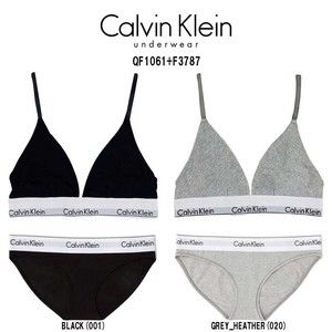 (品番移行)Calvin Klein(カルバンクライン)ck レディース ブラ&ショーツ セット 無地 QF1061+F3787
