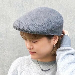 【2025秋冬】サーモ  アクリル ハンチング 無地 帽子 ユニセックス